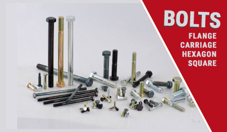 carriage bolts & hex nuts